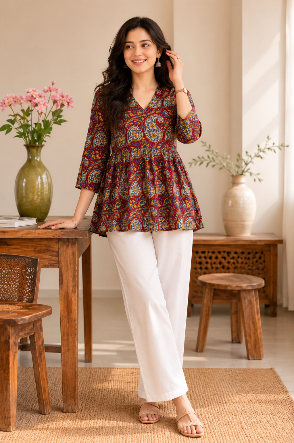 Ghera Gathered Tunic