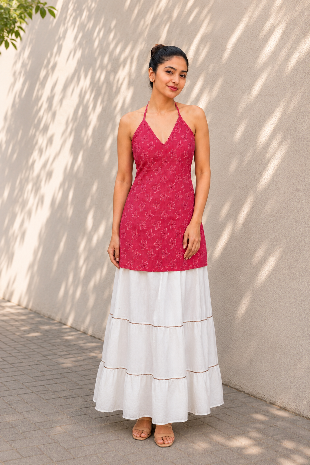 Ira Halter-Neck Backless Tunic
