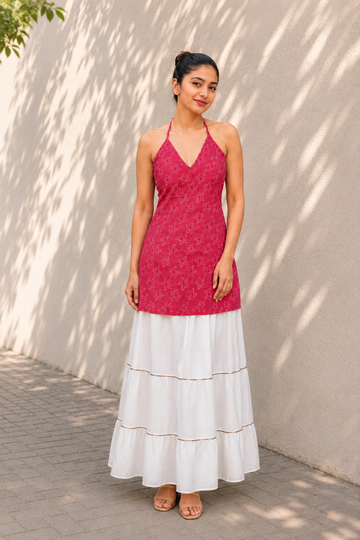 Ira Halter-Neck Backless Tunic