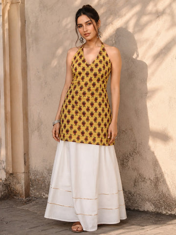 DIA Halter-Neck Backless Tunic