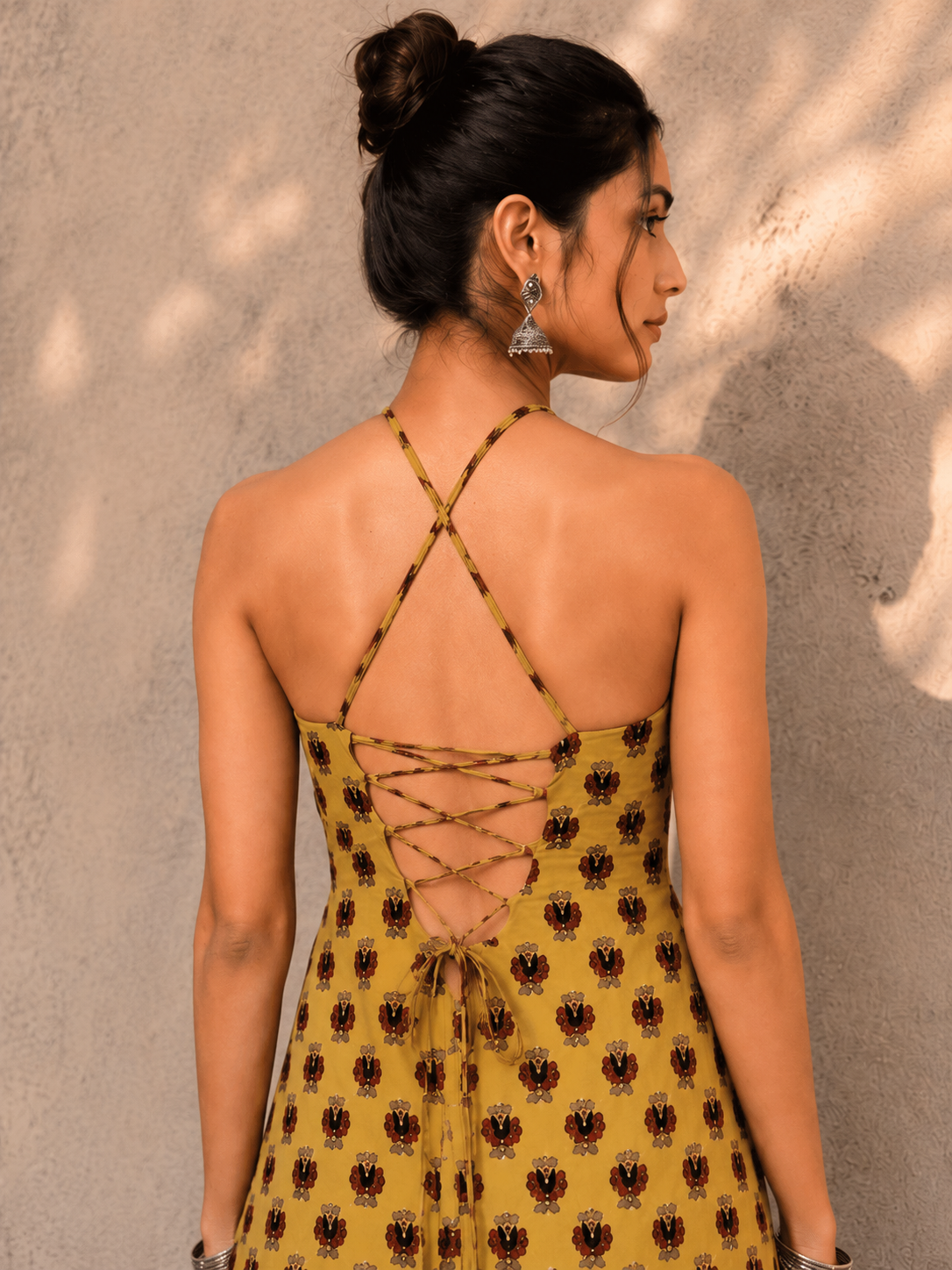 DIA Halter-Neck Backless Tunic