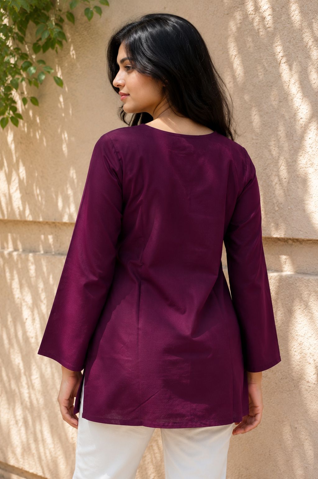 SIYA BELL SLEEVES SHORT KURTI
